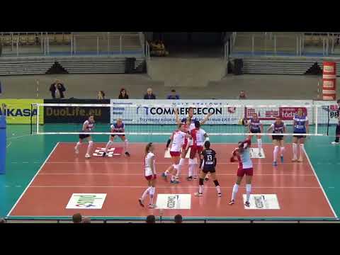 [Polish Women's Volleyball League] ŁKS Commercecon Łódź - Enea PTPS Piła 3:0 HIGHLIGHTS