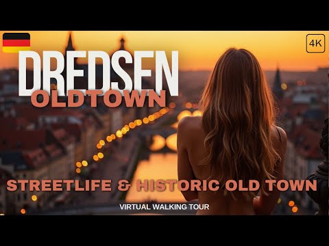 Virtual Walking Tour Dresden 🇩🇪 4K Streetlife & Historic Old Town Germany #travelguide  #citywalk