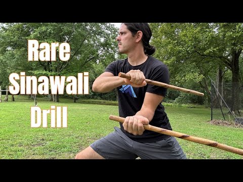 Secret Double Stick Sinawali Drill - Kali Stick Fighting