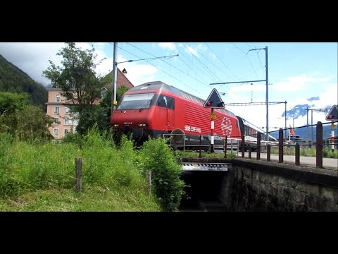 Interlaken Bahnübergang Höheweg
