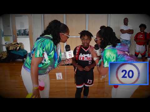 TwinSportsTV: CrossOver38 #13 Darius (New Orleans Hoopz 3rd Grade)