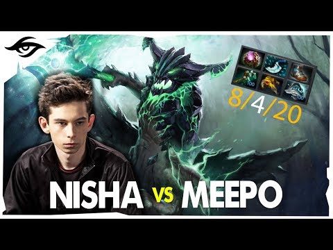 Nisha OD vs MEEPO PICKER // Secret Nisha Ranked gameplay | DotA 2