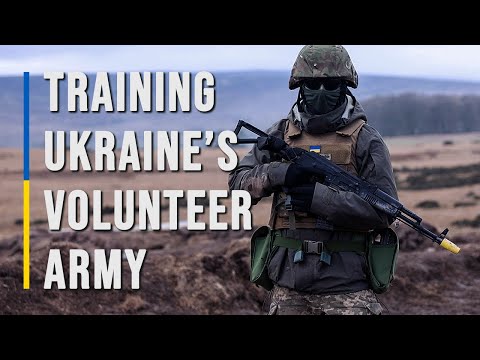 Training Ukraine's volunteer army 🇺🇦