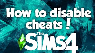 How To Disable Cheats In The Sims 4 On PS4