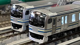 【迫力の15連！】TOMIX  E217系更新車　走行シーン集