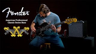 Video thumbnail for Fender American Professional Classic Bass Demo by Willcutt Guitars