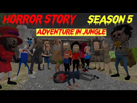 Season 5 - Adventure in Jungle | जंगल में साहसिक | All Parts Combined |  Granny | LeatherFace