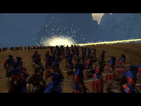 20 Laser Cannons vs 1800 Peasants! Total War: Warhammer Monobattles