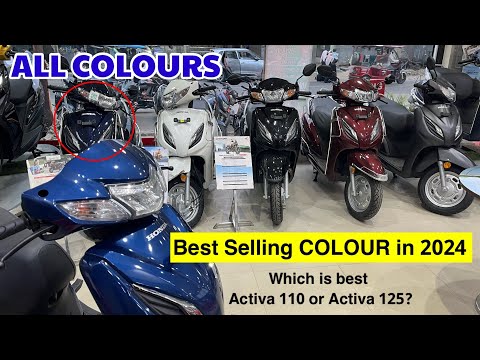 2024 Honda Activa 110cc All Colours? Which is best in 2024 ? Activa 110 vs Activa 125