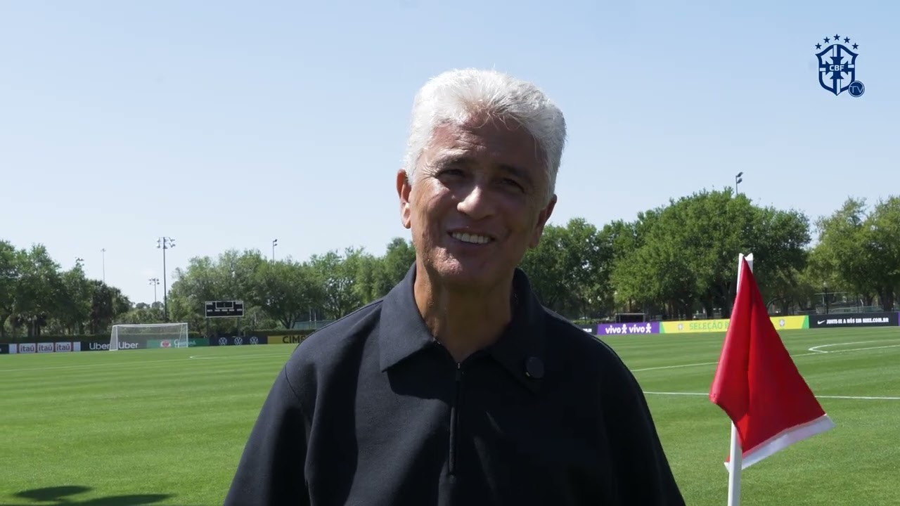 TETRACAMPEÃO, BEBETO VISITOU O TREINO DA SELEÇÃO BRASILEIRA EM ORLANDO