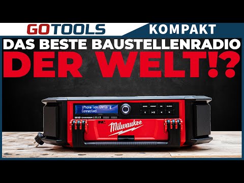 Endlich echtes HI-FI auf der Baustelle | Milwaukee Baustellenradio der Spitzenklasse mit DAB+ USB BT