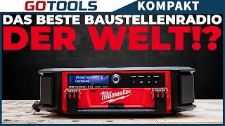 Endlich echtes HI-FI auf der Baustelle | Milwaukee Baustellenradio der Spitzenklasse mit DAB+ USB BT