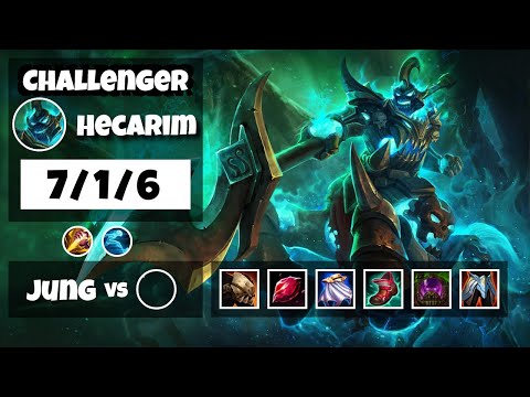 Hecarim Jungle S11 11.6 Challenger Replay (7/1/6) - OCE