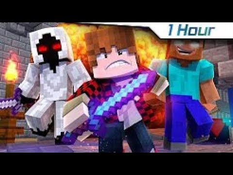 NanoHour - [1 Hour] 🎵 "WARZONE" - NEW Minecraft Music Video Song Parody