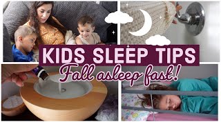 KIDS SLEEP TIPS🌙 | Help Your Kids Fall Asleep Faster & Get Enough Sleep!