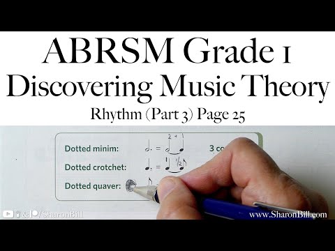 ABRSM Discovering Music Theory Grade 1 Rhythm (Part 3) Page 25 with Sharon Bill