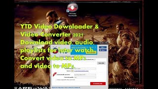 YTD Video Downloader & Video Converter 2021Download video, audio,  Convert video to MP3  video MP4.