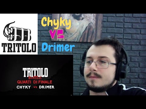 Reazione TRITOLO BATTLE   DRIMER VS CHYKY   QUARTI DI FINALE TURNO 2