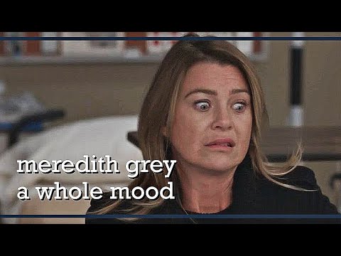 Meredith Grey being a whole mood
