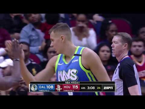 Kristaps Porzingis vs. Rockets: 35 pts (Season High), 12 reb, 2 stl ALL PLAYS 2019/2020 [31.01.20.]