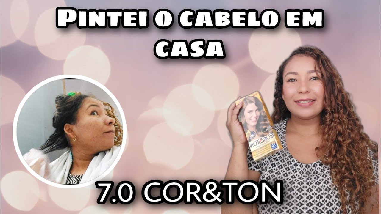 Pintei o meu cabelo em CASA com a TINTA 7.0 da COR & TON