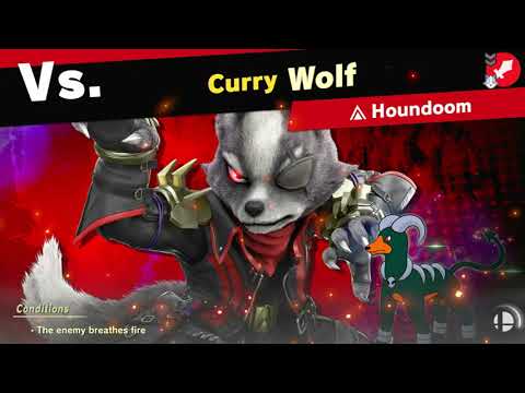 Super Smash Bros Ultimate World of Light: Wolf vs Houndoom