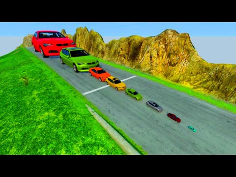 Big & Small Pixar Cars VS McQueen - BeamNG.drive - Crash BeamNg Car
