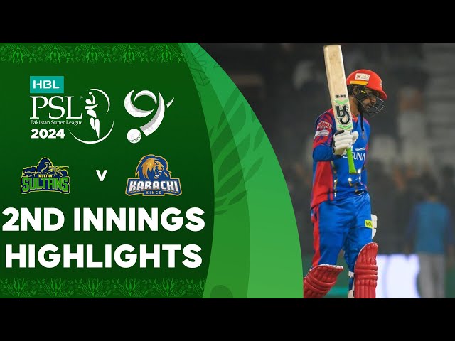 2nd Innings Highlights | Multan Sultans vs Karachi Kings | Match 3 | HBL PSL 9 | M1Z2U