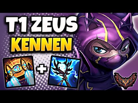 T1 Zeus Kennen vs Malphite [ TOP ] Lol Korea Grandmaster Patch 14.4 ✅