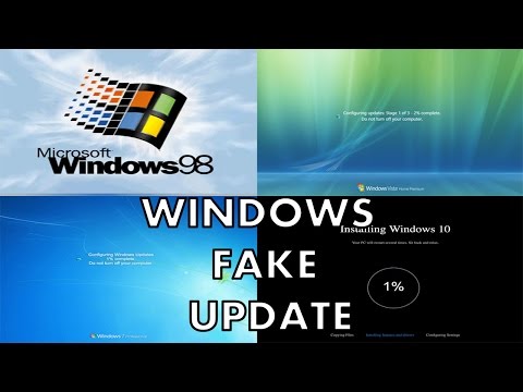 Prank Your Friends By Windows Fake Update Video