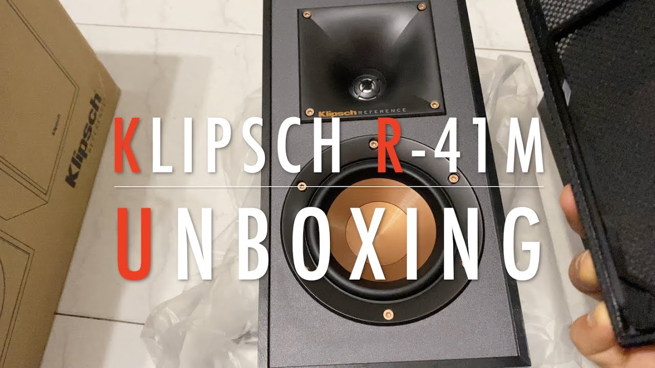 Loa bookshelf Klipsch R-41M chính hãng - Video