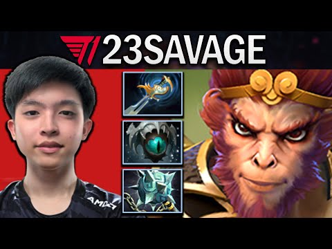 T1.23SAVAGE MONKEY KING WITH EFFECTIVE GLEIPNIR - DOTA 2 GAMEPLAY