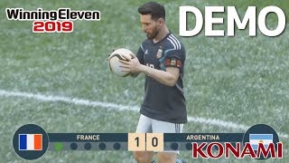 【PES2019/ウイイレ2019】プレイ動画【DEMO/体験版】WinningEleven2019/ウイニングイレブン2019