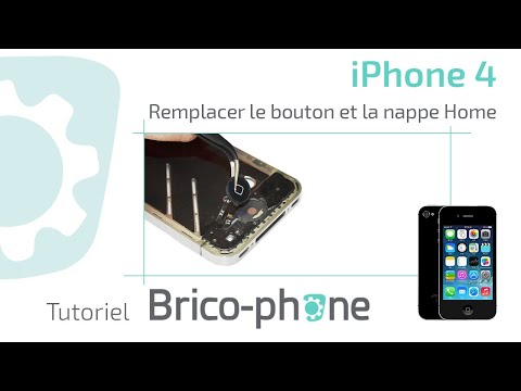 comment demonter le bouton home iphone 4
