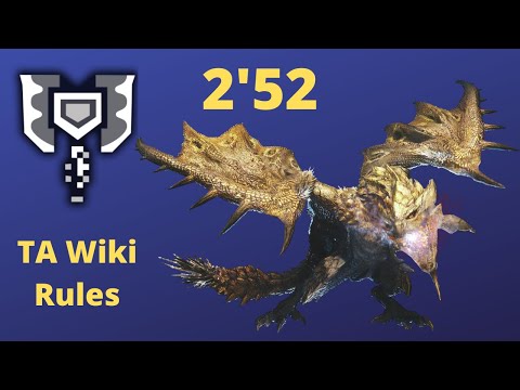 MHW: Iceborne [PC] - Charge Blade Solo - TA Wiki Rules - Gold Rathian - 2'52