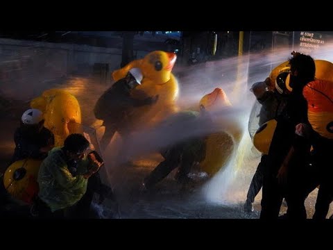 Violent protests in Thailand, at least 50 people hurt