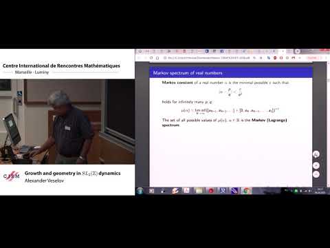 Alexander Veselov: Growth and geometry in SL_2(ℤ) dynamics
