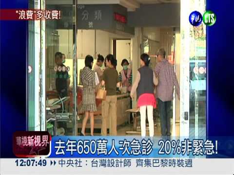 輕症硬掛急診 健保局擬收1千元