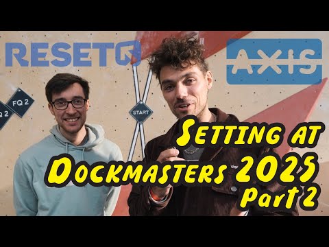 Setting another dynamic qualification Boulder at Dockmasters 2025