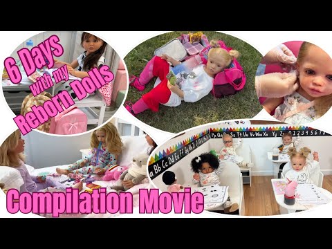 Spend Six Days with my Reborn Dolls! Morning Routines, School Days, Slumber Parties & MORE!