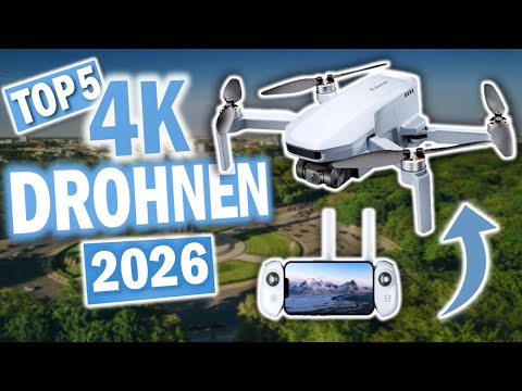 Die besten 4K DROHNEN 2026 | Top 5 4K Drohnen im Vergleich
