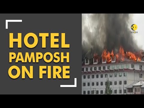 Fire breaks out at Pamposh hotel in Srinagar