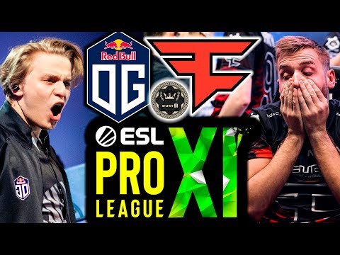 EPIC MATCH - OG vs FaZe Highlights * Dust2 - ESL Pro League Season 11