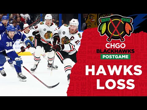 Alex DeBrincat scores 39th goal of the season as the Chicago Blackhawks lose to Lightning