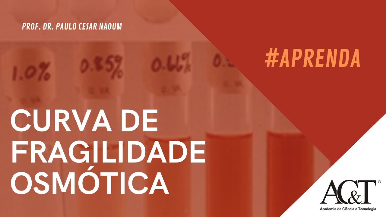 Curva de Fragilidade Osmótica - princípios, técnica e interpretação
