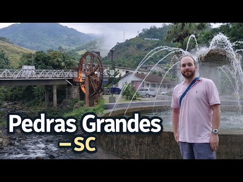 Um pulinho em Pedras Grandes/SC: O letreiro, o moinho de água e os chafarizes
