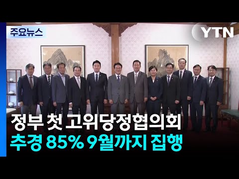 정부 첫 고위당정협의회...추경 85% 9월까지 집행 / YTN
