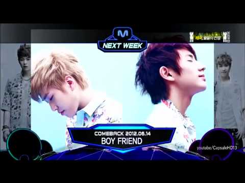 [Teaser HD 720p] 120607 - Boy Friend - Comeback next week - M Countdown.mp4