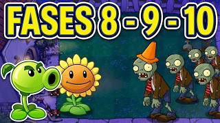 Plants vs Zombies | FASES 8 - 9 - 10 | Night