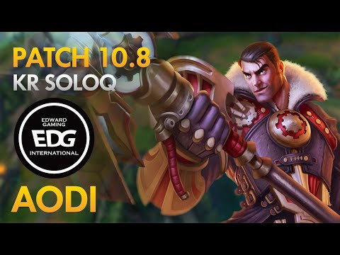 EDward Gaming Aodi - Top Lane: Jayce vs Aatrox - KDA 21/3/7